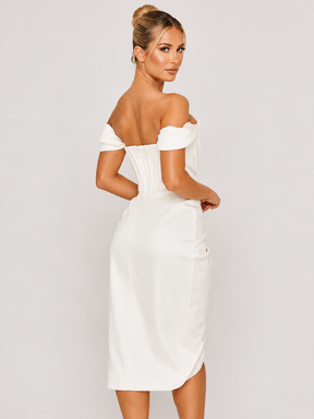 Vestido Midi Corset Estruturado Modern Victória