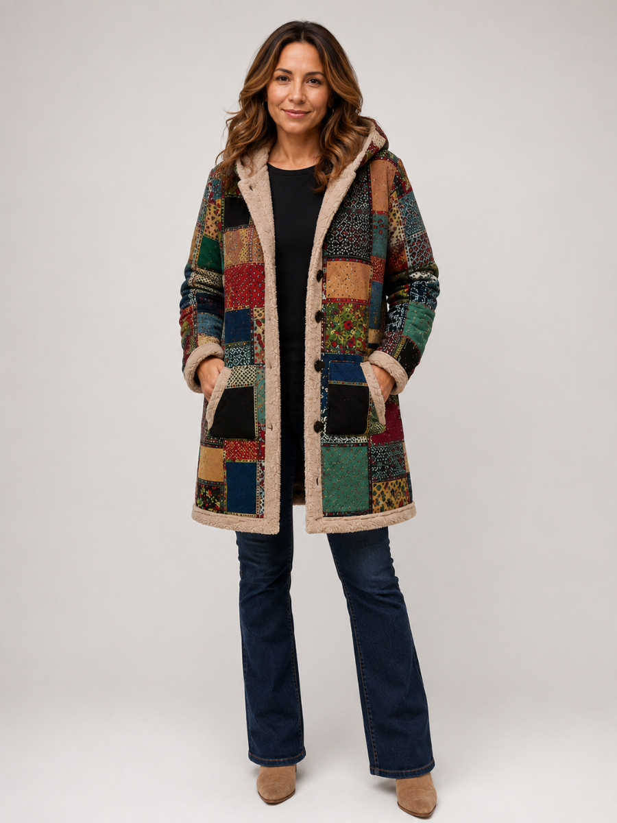 Casaco Feminino Vintage Forrado Modern Christelle