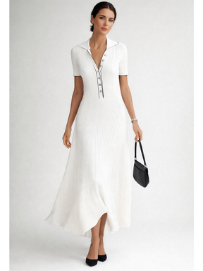 Vestido Mid Gola Pólo Confort Modern Julietta