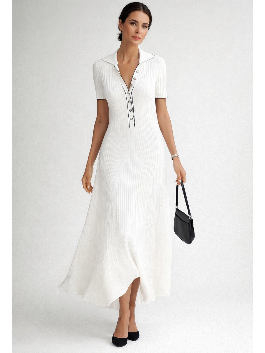 Vestido Mid Gola Pólo Confort Modern Julietta