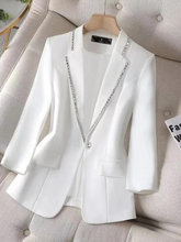 Blazer Feminino Clássico com Detalhe de Brilho Modern Antonieta