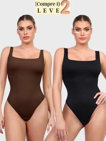 Body Suit Modelador Tanga Fio de Corte Alto - Spandex Premium ( Compre 1 leve 2 )