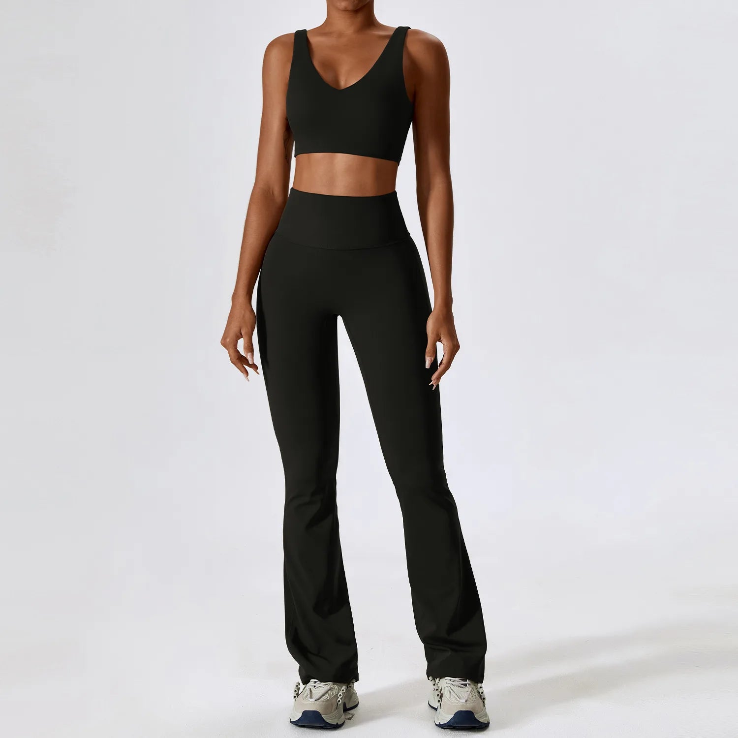 Conjunto Top Regata e Calça Flare Modern Motion