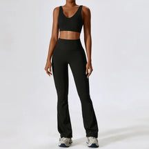 Conjunto Top Regata e Calça Flare Modern Motion