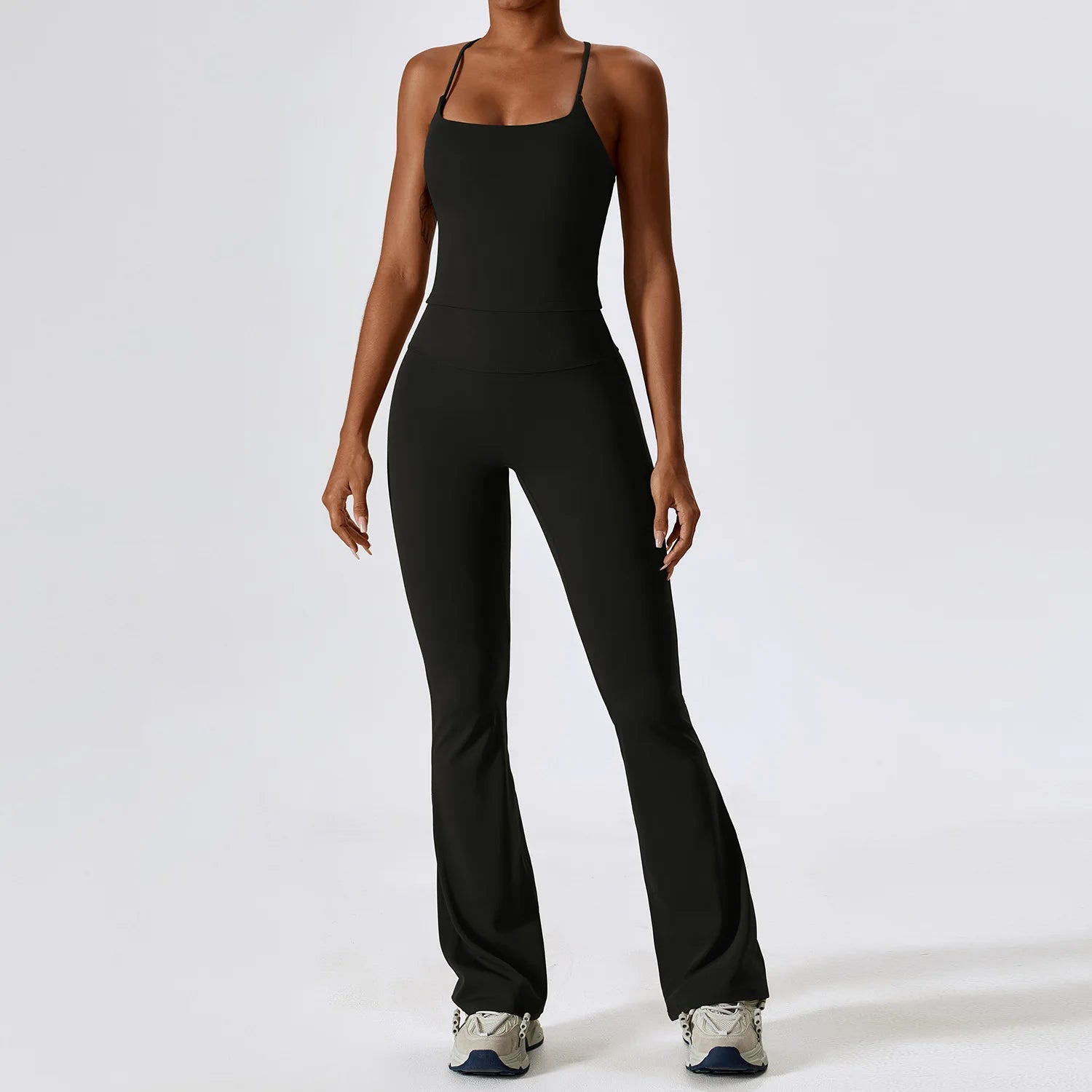 Conjunto Blusa Alça e Calça Flare Modern Motion