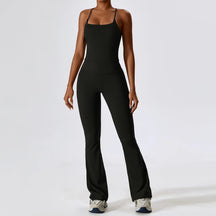 Conjunto Blusa Alça e Calça Flare Modern Motion