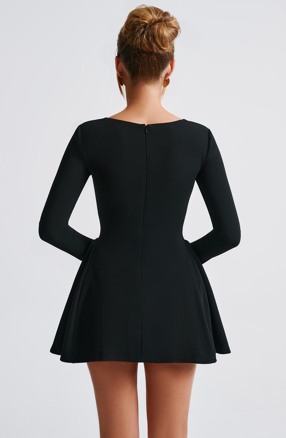 Vestido Manga Longa Curto Modern Marjorie