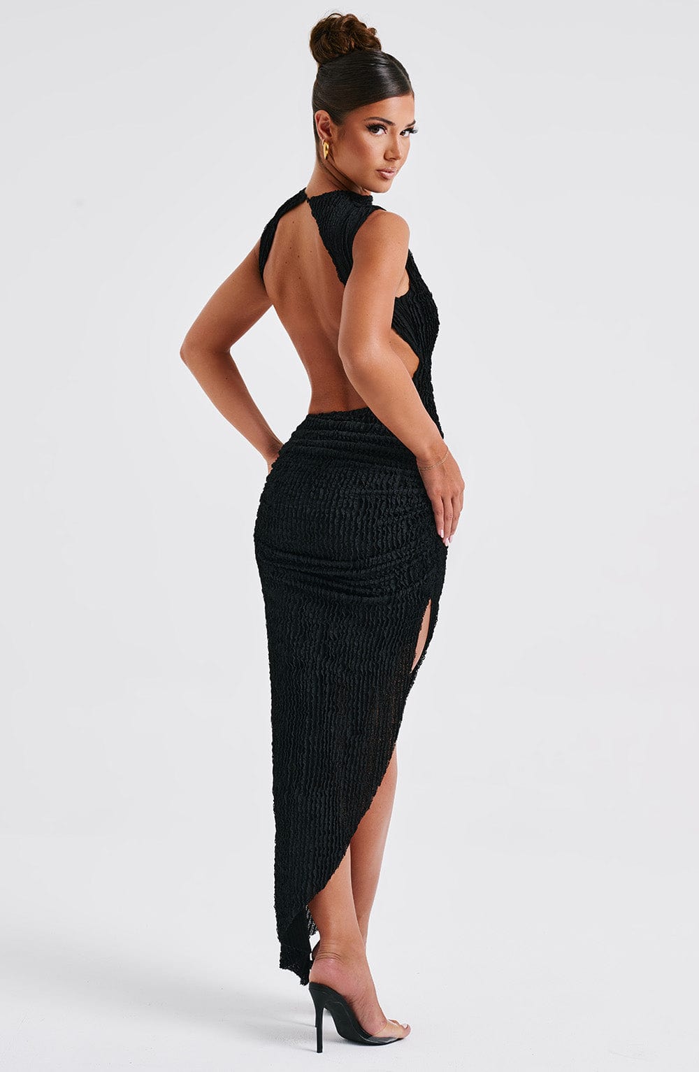 Vestido Longo com Fenda Modern Lamour