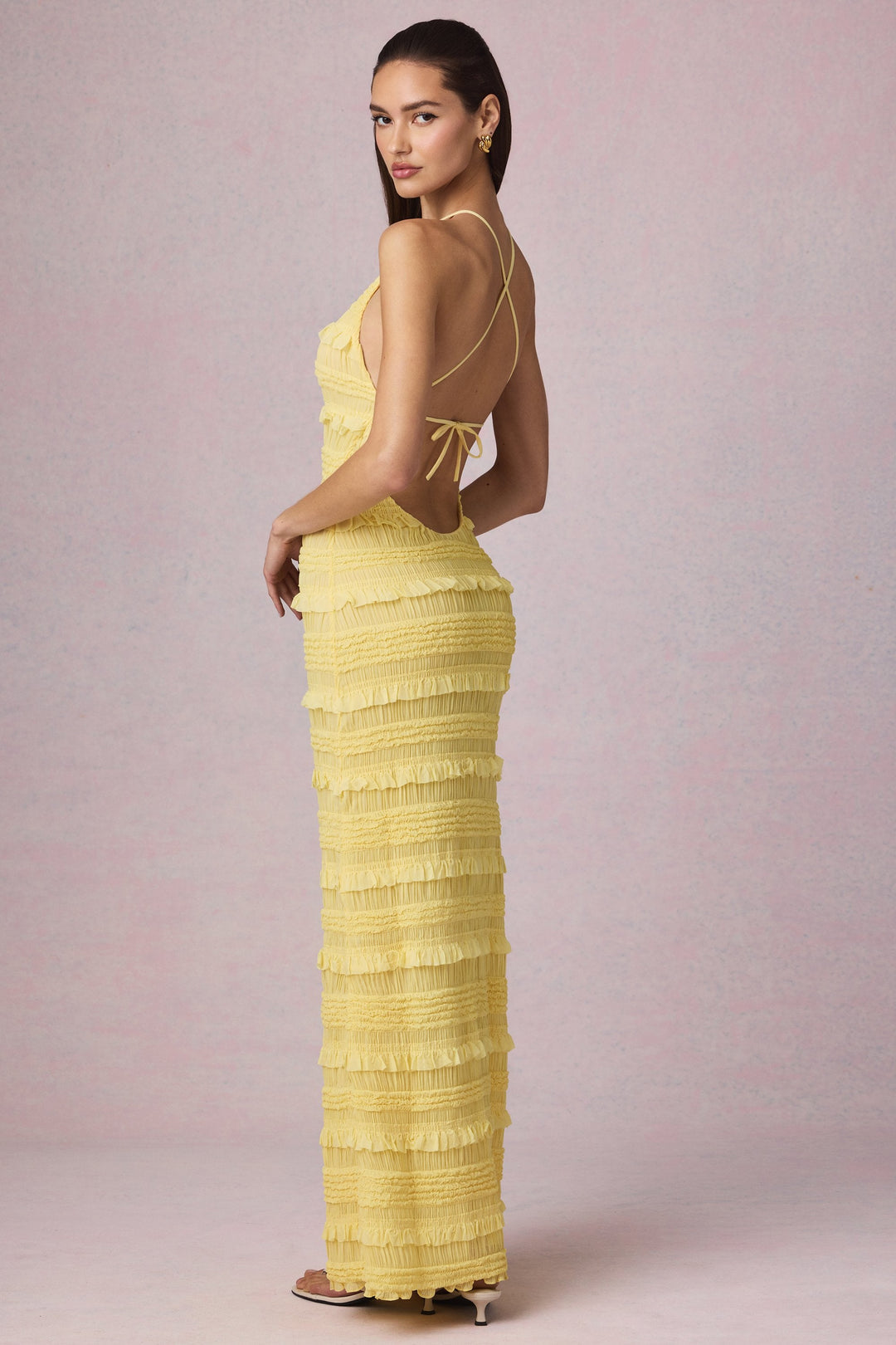 Vestido Longo Costas Aberta Modern Mayra