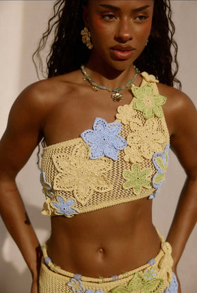 Conjunto Praiano Top e Saia Longa Modern Zalia