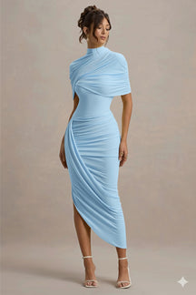 Vestido Longo Assimétrico Modern Lyra