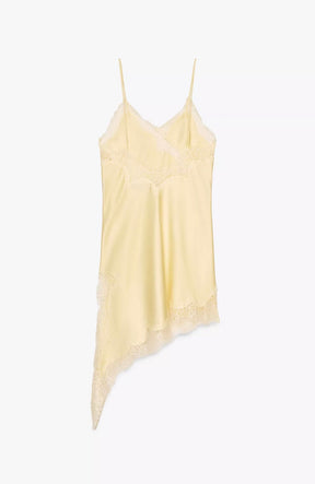 Vestido Curto Cetim Tendência Modern Daily