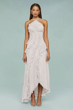 Vestido Assimétrico Tendência Modern Lilac
