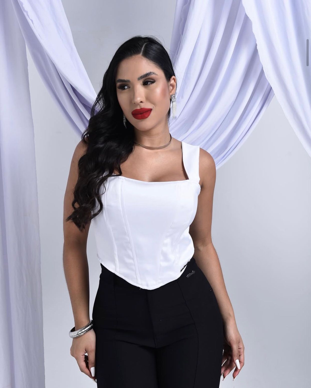 Cropped Efeito Corselet Modern Louise - FULL