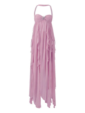 Vestido Com Babados Tendência Modern Ariel