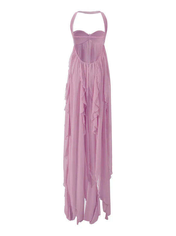 Vestido Com Babados Tendência Modern Ariel