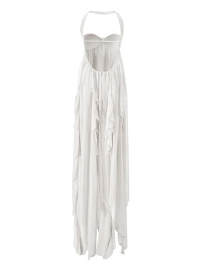 Vestido Com Babados Tendência Modern Ariel