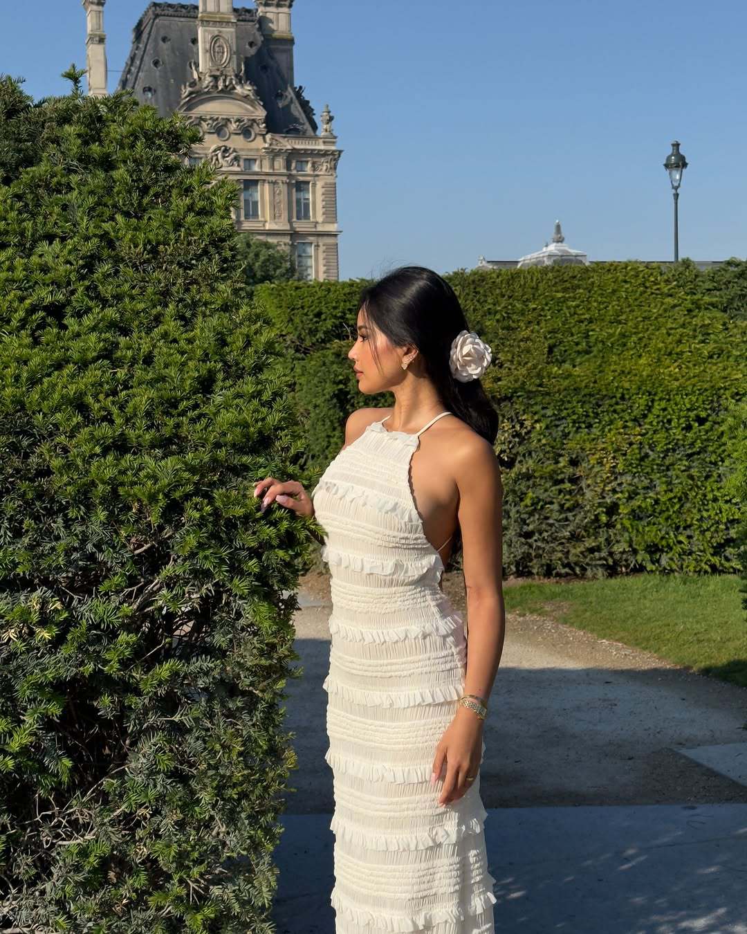 Vestido Longo Costas Aberta Modern Mayra