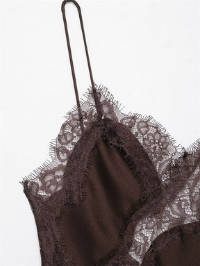 Vestido Curto Cetim Tendência Modern Daily