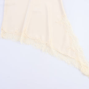 Vestido Curto Cetim Tendência Modern Daily