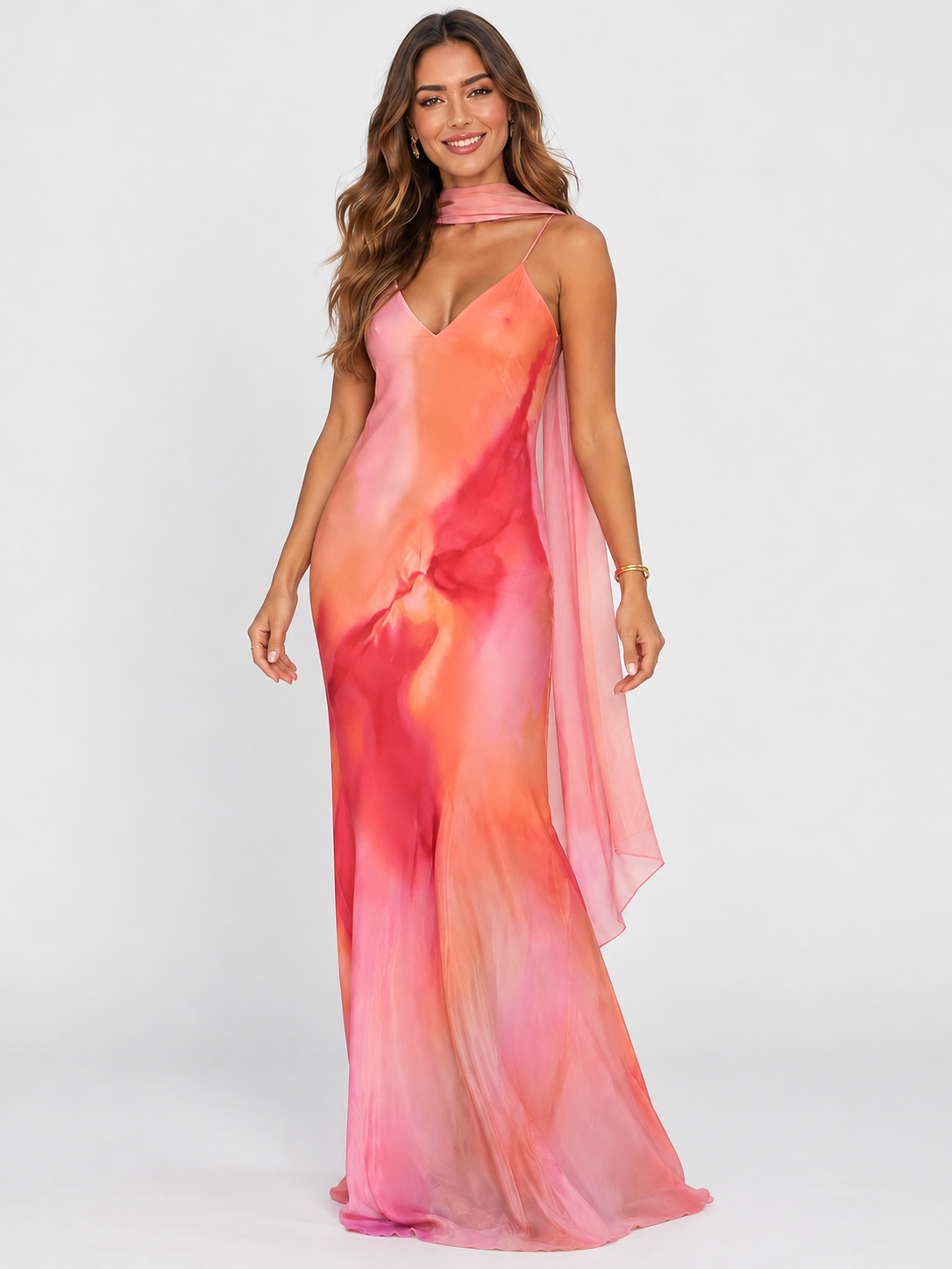 Vestido Longo Decote no Busto Modern Moana