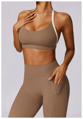 Conjunto Top Manga Longa com Legging Cós V Atrás Modern Shape