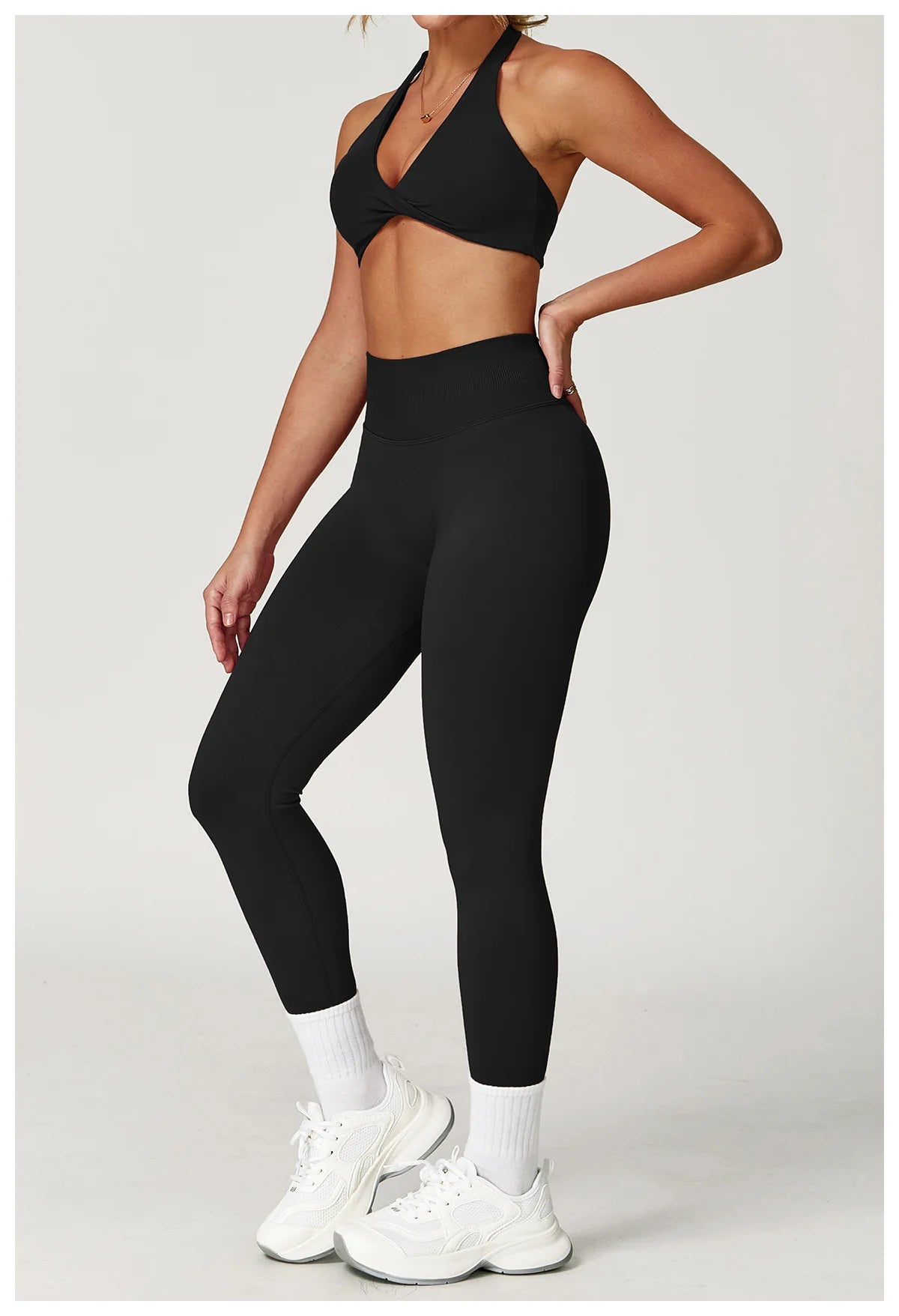 Conjunto Top Push Up e Legging Modern Emma