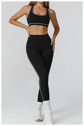 Conjunto Top Regata Push Up e Calça Legging Modern Molly