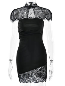 Vestido Rendado Preto Modern Julie
