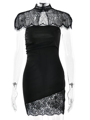 Vestido Rendado Preto Modern Julie