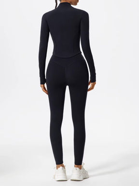 Conjunto Jaqueta Modeladora e Calça Legging Cós Alto Modern Sports