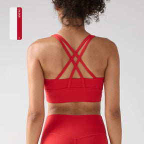 Top Reforçado Costas Cruzado Modern Impact