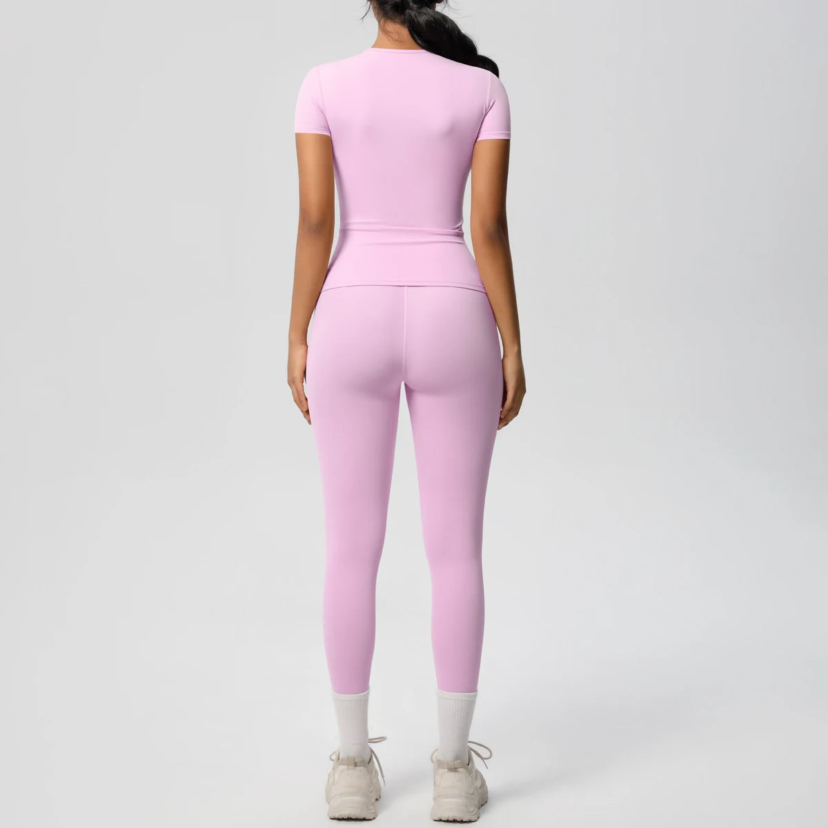 Conjunto Blusa Meia Manga e Calça Legging Modern Basic