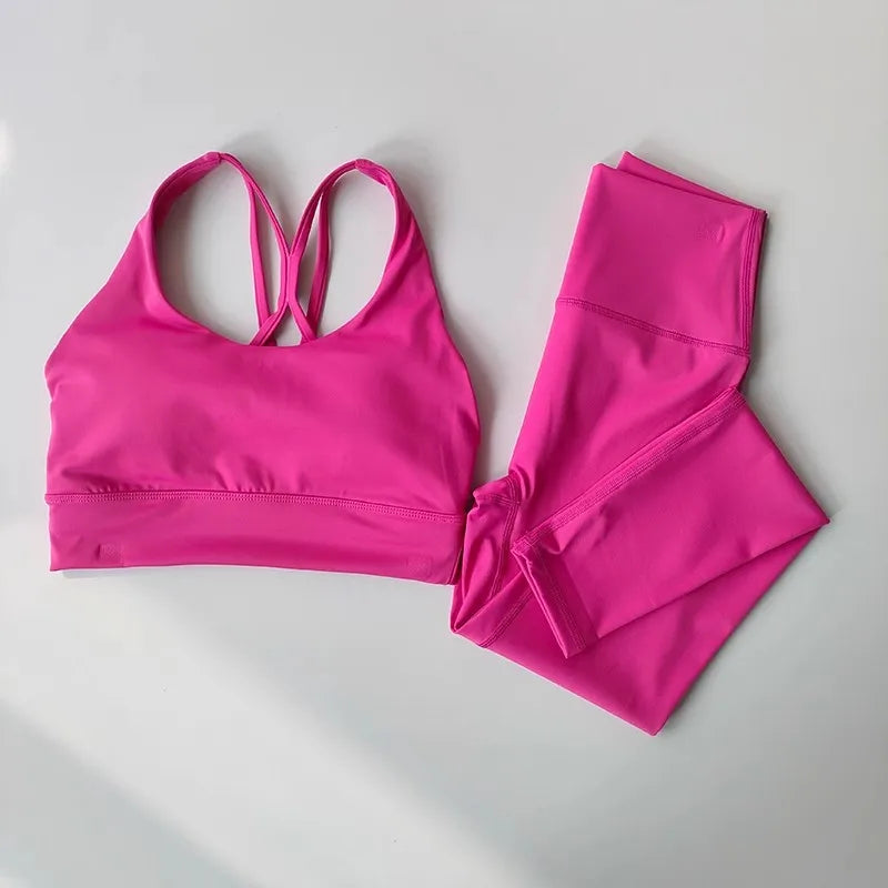 Conjunto Top Push Up e Calça Legging Modern Athena