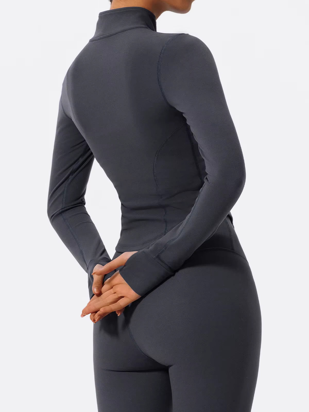 Conjunto Jaqueta Modeladora e Calça Legging Cós Alto Modern Sports