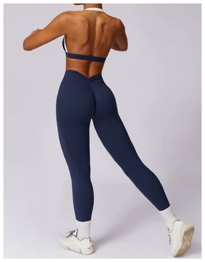 Conjunto Top Manga Longa com Legging Cós V Atrás Modern Shape