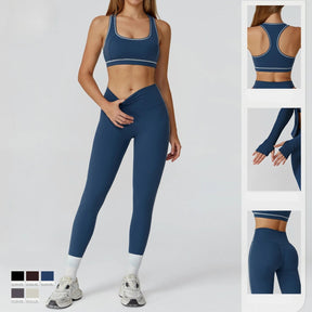 Conjunto Top Regata Push Up e Calça Legging Modern Molly