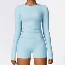 Blusa Manga Longa Esportiva Modern Crop