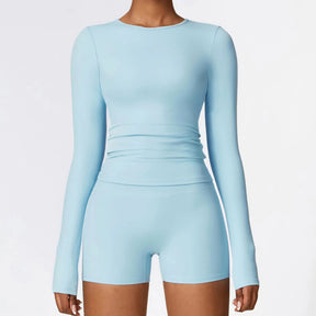 Blusa Manga Longa Esportiva Modern Crop