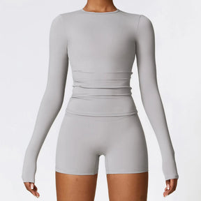 Blusa Manga Longa Esportiva Modern Crop