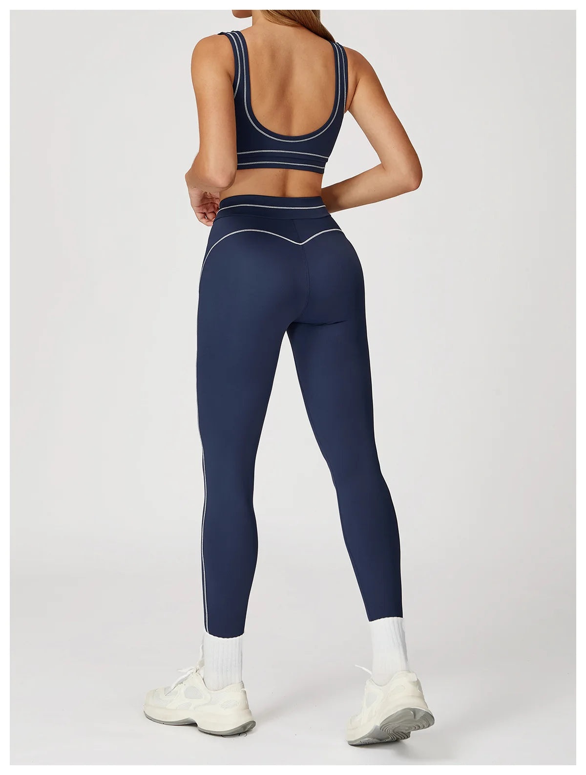 Conjuntp Top Push Up e Calça Legging Modeladora Modern Alô