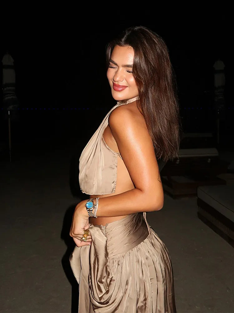 Conjunto Top e Saia Longa Modern Marjorie