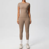 Conjunto Blusa Meia Manga e Calça Legging Modern Basic