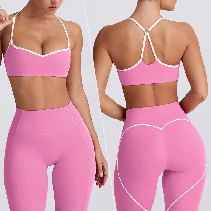 Conjunto Top Push Up e Legging Modeladora Modern Love