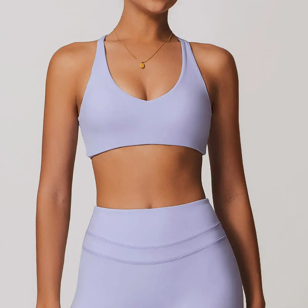 Top Esportivo Push Up sem Costura Modern Lyve