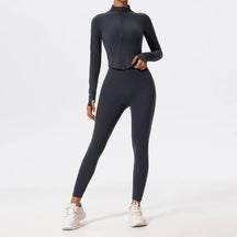 Conjunto Jaqueta Modeladora e Calça Legging Cós Alto Modern Sports