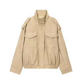 Jaqueta Feminina Oversized Suede Premium Modern Bellagio