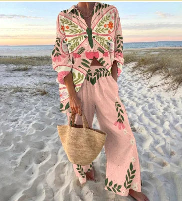 Conjunto Praiano Camisa e Calça Modern Kali