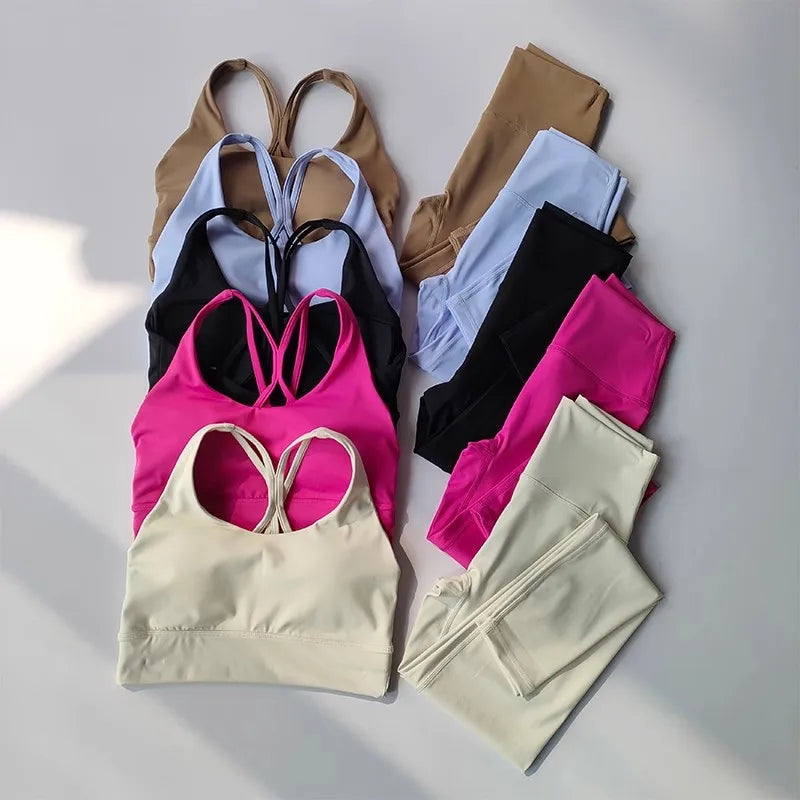 Conjunto Top Push Up e Calça Legging Modern Athena