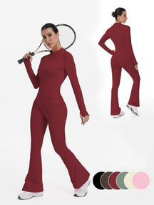 Conjunto Jaqueta e Calça Flare Modern Aysha